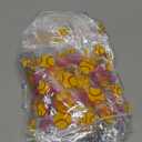 Aliceset 20 Pcs Softball Clear Gift Bag with Handles Plastic Soft Ball Goodie Sport Theme Party Favor Team Treat Bag for Birthday Team Snack, 8 x 8 x 3.15''