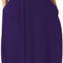 Women's Summer Maxi Dress Long Dress Casual Boho Sleeveless Strap Smocked Tiered Long Beach Sun Dresses (Orange, XXL)