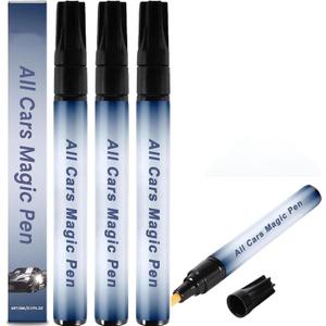 Magic Car Scratch Removal Pen,Car Scratch Remover Pen,Car Scratch Remover,Efficient and Durable,Suitable for All Types of Cars(3Pcs)