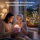 Solar Lights Outdoor Garden Decor: 2 Pack 34 Silk Butterflies with 44 Color-Changing LEDs - Auto On/Off 12H Magical Lighting IP65 Waterproof for Yard Patio Pathway - Unique Gifts for Mom Grandma