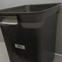 IRIS USA 58 Lbs / 67 Qt WeatherPro Airtight Pet Food Storage Container with Attachable Casters, For Dog Cat Bird and Other Pet Food Storage Bin, Keep Fresh, Easy Mobility, BPA Free, Smoke