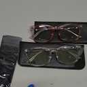 livho High Tech Blue Light Glasses - Advanced up to 99% Blue Light Blocking Computer Glasses - Screen Fatigue & UV Protection (*B9 Clear+clear Pink)