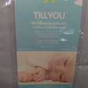 TILLYOU Microfiber Crib Bumper Gray