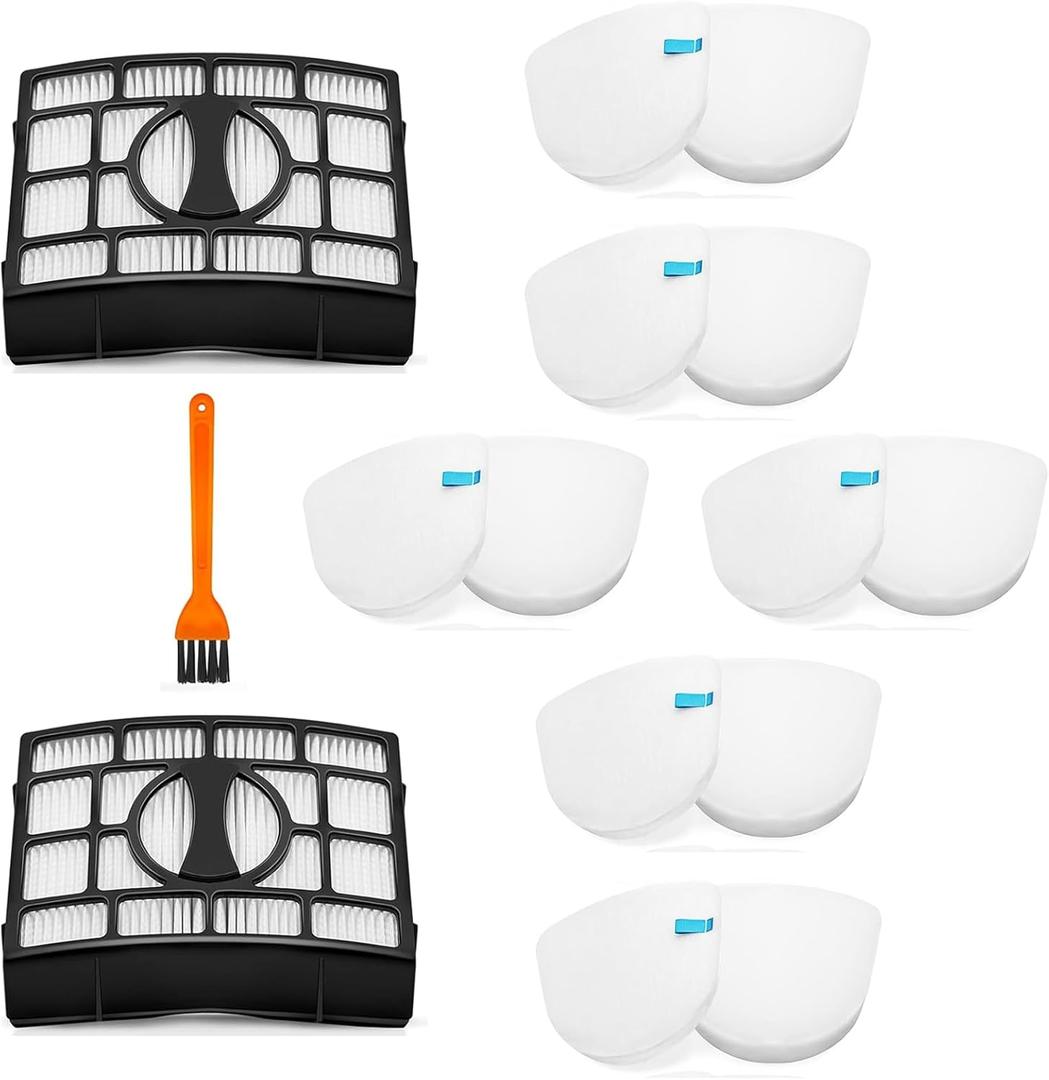 Filter Replacement for Shark Vacuum: Filters for Navigator Lift-away ZU561 ZU560 - Speed Self Cleaning Brushroll for Lightweight Zero-M Upright Vacuum ZU572 ZU562 UV650 UV725 ZU560C ZD400 ZD402