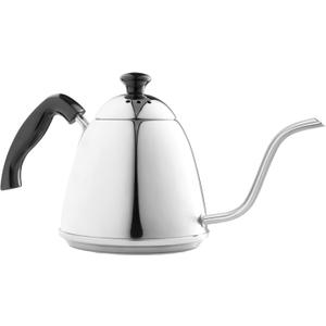 Fino Pour Over Gooseneck Coffee Kettle, 18/8 Stainless Steel, 6-Cup, 1L Capacity