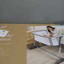 Baby Delight Beside Me Dreamer Bassinet | Bedside Sleeper | 6-Position Height Adjustment | Charcoal Tweed (Grey)