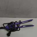 MBHAIR Ceramic Crimper Iron for Volumizing Fluffy Hairstyle, Corrugation Crimper Hair Iron, Anti Static Ceramic Hair Crimping Iron Adjust Temperature (Purple)