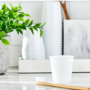 Plastic Cups White 3 Pack