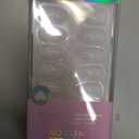 BTArtbox White Press On Nails Short - Soft Gel Press on Nails Almond, White Glue on Nails with Nail Glue, Reusable Stick on Nails in 16 Sizes, Cream Puff