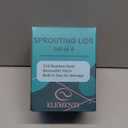 Elementi Sprouting Lids for Wide Mouth Mason Jars (Set of 4), Sprouting Jar Kit for Organic Sprouts, Alfalfa & Mung Bean Sprouts Grow Kit, 316 Stainless Steel Mesh Screen Strainer Lid (Mint Green)