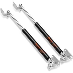 Gas Struts 15 inch 45lbs with Mounting Brackets for RV Cabinet Door, Universal Gas Shocks Spring Lift Strut 15in for TV Cabinet Toy and Light Tool Box Lid Trap Door and DIY Project, Set of 2