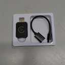 Mini Wireless Carplay Adapter for iPhone - Carplay Wireless Adapter Car Play Dongle Bluetooth, Compatible with iPhone iOS 10+, [2025 Upgraded] Silver