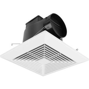 Bathroom Ceiling Exhaust Fan, Household Bath Vent Ventilation Fan with 1.0 Sones Quiet Operation, 110 CFM, 4-in Duct, 26W Energy-Saving,11.4"x11.4" (Installation Size 9.1"x9.1")