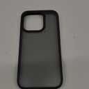 TORRAS Designed for iPhone 15 Case [12FT Military Grade Drop Protection] Protective Shockproof Hard Matte Slim Phone Case for iPhone 15 Phone Case with Translucent Back Silicone Edge, Black