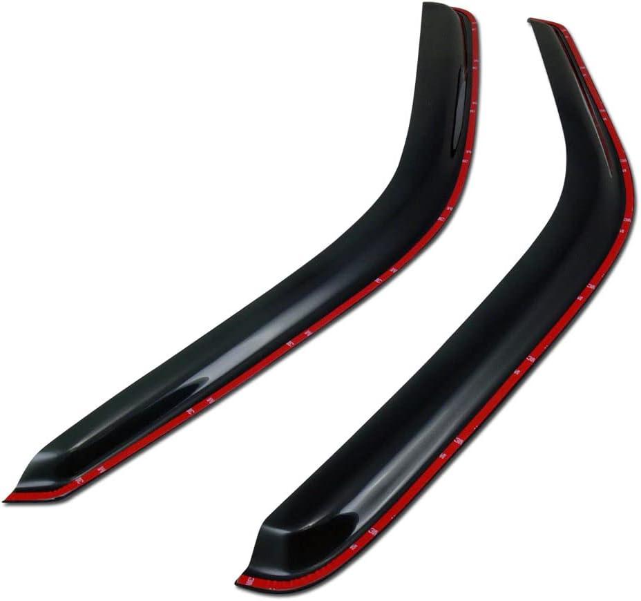 in Channel Classic Style Smoke Window Visors Deflector Vent Shade Guard 2 Pieces Compatible with 94-01 Dodge Ram 1500/94-02 2500/3500