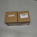 2 x Cat Hair Keychain Set - Pet Fur Keepsake with Plastic Storage Ball (Doubles as Cat Toy) (red)