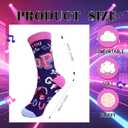 6 Pairs Kpop Party Favors Bulk K-pop Socks Bulk for Women Girls Fans Kpop Birthday Party Supplies Music Friendship Gifts K-pop Themed Gifts, One Size
