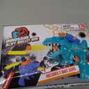 Dinosaur Toy Guns for Toddlers 3 4 5 6 7 8 Years Old, Idea Gift for Boys Birthday Valentines Easter Christmas Stocking Stuffers, Dino Blaster for Kids with 30 Foam Darts Compatible with Nerf, 2 Pack (Green)