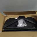 2 Pack Shirt Display Stand, 18-34 Inch Height Adjustable Mannequin Torso for Vendors Shop, More Stable Dress Form Mannequin Stand Clothes Rack, T Shirt Display Holder Jacket Coat Hanger, Black