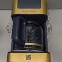 West Bend Timeless 12-Cup Programmable Coffee Maker with Brew Strength Selector for Hot and Iced Coffee, Includes 1-4 Cup Brew Option and Permanent Filter (Blue/Gold)