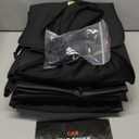 Premium Leather Car Seat Covers Full Set,Universal Fit for Cars,Trucks&SUVs,Waterproof Car Seat Cushion,Full Coverage Car Seat Protector with 5 Seats,Black (Front and Rear(5 seats))