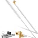 PWACCS Radiator Cleaning Wand, 24 Inch Pressure Washer Wand for Car Radiator Cleaning Tool, Dual-purpose Radiator Cleaner Wand with 3 Nozzle Tips, 1/4" Quick Coupler & Brush