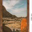 Picture Frames 14x18 Brown Poster Frames without Mat for Wall Vertical or Horizontal Decor