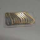 Booms Fishing CC5 Multi-Use Carabiner Clips, 10 Pack 2.7" Small Caribeener Clips, Mini Keychain Caribeaner Clip, Aluminum D Ring Carabiners, Assorted Colors