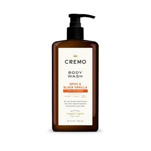 Cremo Rich-Lathering Spice & Black Vanilla Body Wash for Men, 32 Fl Oz