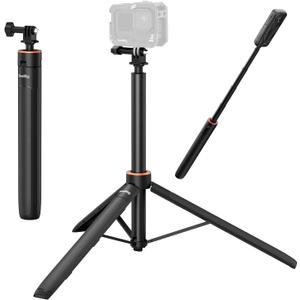 SmallRig 59" Extendable Selfie Stick Tripod for GoPro Hero 13/12/11, for DJI Action 6/5 Pro/4, for DJI Pocket 3, for Xtra Muse, for Akaso, 1/4"-20 Screw for Insta360 X5/X4, Mirrorless Camera - 5284
