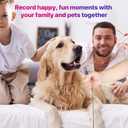 4 x Mini Microphone for iPhone, Miniature Microphone, ASMR Microphone, can be Used for Singing, Recording Video or Audio, Voice Calls, YouTube, Blog (Black)