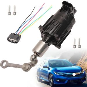 Electronic Turbo Wastegate Actuator Turbocharger Solenoid Valve + Actuator Connector Plug Harness (5-Way), Compatible with Honda Civic 1.5L 2016-2019, OE# K6T52372 189005AAA01