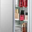 Medicine Cabinet with Mirror Door & Adjustable Shelves, Wall-Mounted Rectangular Medicine Cabinet Beveled Edge Frame, 20" x 26"x 5.3"