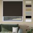MYshade Cordless Cellular Window Shades No Tools No Drill Blackout Blinds for Indoor Windows Size 20" Wide X 48" Height Taupe Room Darkening Window Blinds for Bedroom, Bathroom, Kitchen, Living Room 