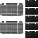 Seven Sparta 2 Packs RV A/C Ducted Air Grille Compatible with Dometic 3104928.019 with 5 Filters Pads, Duo-Therm Replace Air Conditioner Vent Cover RV Interior Parts Accessory 14.1" x 7.7" Polar White