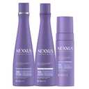 Nexxus HY-VOLUME Weightless Lift Shampoo, Conditioner & Foam 3 Pack PROTEIN FUSION with Collagen Protein & Hyaluronic Acid For Flat & Limp Hair for 48 Hours of Volume 13.5 fl oz & 5.5 fl oz