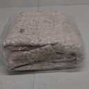 Brown Area Rug 5x7 Machine Washable Living Room Rug Modern Farmhouse Low Pile Non Slip Low Pile Boho Vintage Floral Moody Carpet for Bedroom, Dark Brown