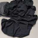 Fruit of The Loom Women's Eversoft Cotton Bikini Underwear, Tag Free & Breathable, Stretch, Black, Size 8 (Pack of 12)