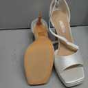 DREAM PAIRS Women's Stiletto High Heels Platform Ankle Strap Square Open Toe Dress Sexy Sandals 8.5