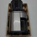 Burr Coffee Grinder, Electric Conical Coffee Bean Grinder With 30 Adjustable Grind Settings For 2-12 Cups, Sliver & Black