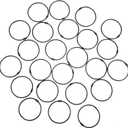 24pcs Metal Shower Curtain Hooks Rings Waterproof Curtain Hooks for Bathroom Sturdy Chrome Finish Easy Glide Mechanism Multi-Functional Ring Hangers (Black)