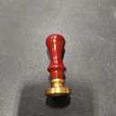 1pc Vintage Wax Seal Stamp Flower Sealing Wax Stamp 25mm Removable Brass Stamp Head with Wooden Handle for Envelopes Invitations Wedding Bottle Decoration Back to School