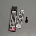 GE Rechargeable TV Remote Control, Universal Remote Control, Backlit Buttons, Samsung TV Remote Control Replacement for Smart TVs, Apple TV, Sony, Roku Replacement Remote, LG TV, 4-Device, 80984