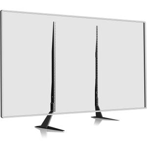 Universal TV Stand Table Top for 27 to 85 Inch LED LCD Flat Screen TV, Height Adjustable Leg Stand Holds up to 110lbs, VESA up to 1000x800mm (ML2785)