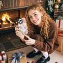 ChiCsFleur for iPhone 13 / iPhone 14 Case, TPU Phone case with Camera Protection for Girls Teens - Y2K Coastal Cowgirl Collage Colorful Disco Cowboy Hot Girl Lemon Pink Blue Sorority Aesthetic Unique