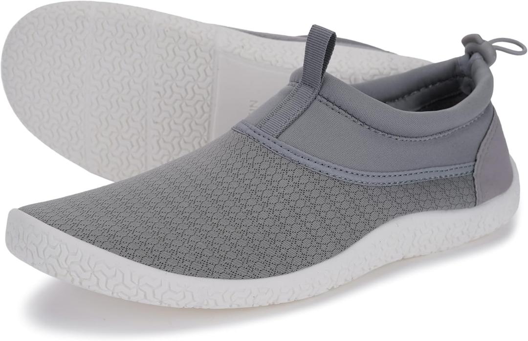 WHITIN Portable Water Shoes for Men and Women | Lightweight for Multi-Activity Use (Gray, L)