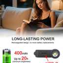 Clip on Book Light, 3 Light Colors and stepless Brightness Adjustment, 360 Flexible, Small Lightweight Clip On Book Reading Light for Studying and Reading