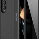 Ruky for Samsung Z Fold 4 Case, Full Body Cover with Built-in Privacy Screen Protector Hard PC Ultra-Thin Anti-Scratches Shockproof Protective Phone Cover for Samsung Galaxy Z Fold 4, Black