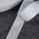 0.75 Inch x 82 Feet White Self-Adhesive Hook and Loop Tape - Sticky Back Fastening Tape for Stationery and Household Purposes
