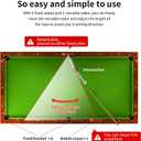 8-Piece Billiards Angle Trainer – Pool Aiming Tool for Precision Shots, Practice & Game Play, Perfect for Beginners to Advanced Players | Billiard Training Aids Set